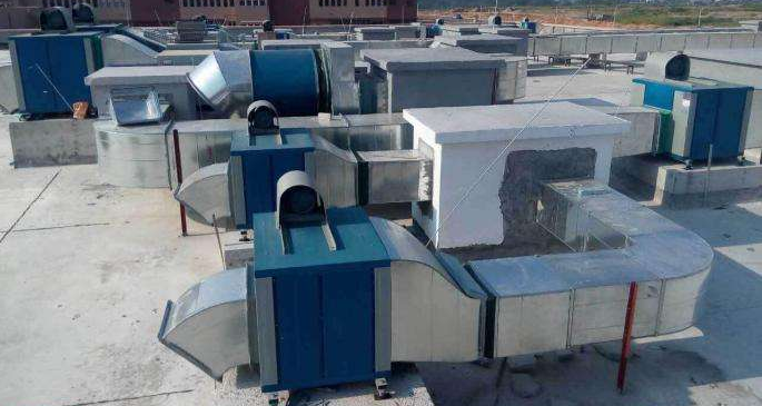 風機安裝現場效果圖